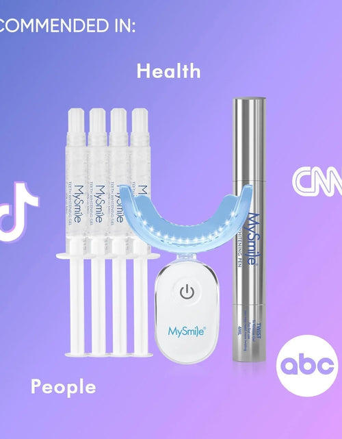 Load image into Gallery viewer, Ultimate Teeth Whitening Kit with 28 LED Light, 4X 3ML 35%CP Teeth Whitening Gel, 1X 4ML Teeth Whitening Pen, 10 Min, Remove 10 Years of Stains
