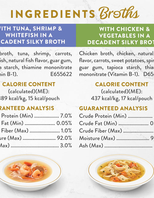 Load image into Gallery viewer, Purina  Broths &amp; Appetizers Kitten Food, Wet Cat Food, Complement Collection, 12 Pack
