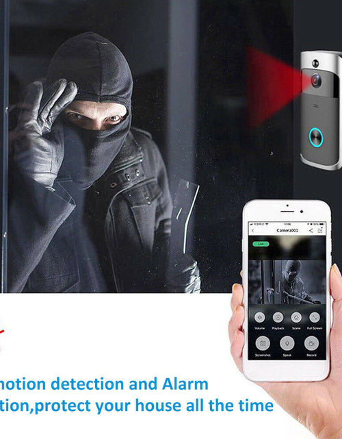 Load image into Gallery viewer, Smart Wireless Wifi Video Doorbell Phone Door Ring Intercom Security Camera Bell
