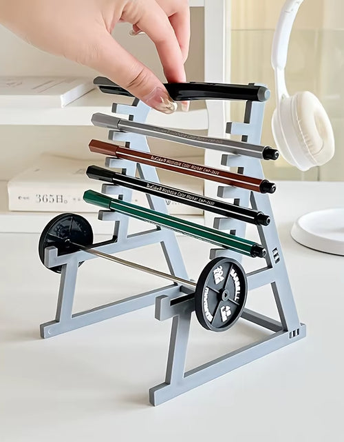 Load image into Gallery viewer, PowerPen Barbell Pen Holder – Lift Your Desk Game with Strength and Style
