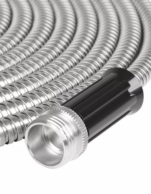 Load image into Gallery viewer, Stainless Steel Metal Garden Water Hose Pipe Flexible Lightweight 25/50/75/100FT
