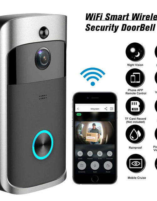 Load image into Gallery viewer, Smart Wireless Wifi Video Doorbell Phone Door Ring Intercom Security Camera Bell
