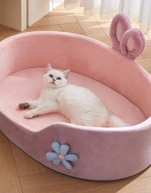 Load image into Gallery viewer, Detachable Pet Bed Pet Bed Detachable Washable Dog Sleeping Bed Soft Comfortable Warm Cat Bed for Four Seasons Soft Pet Bed
