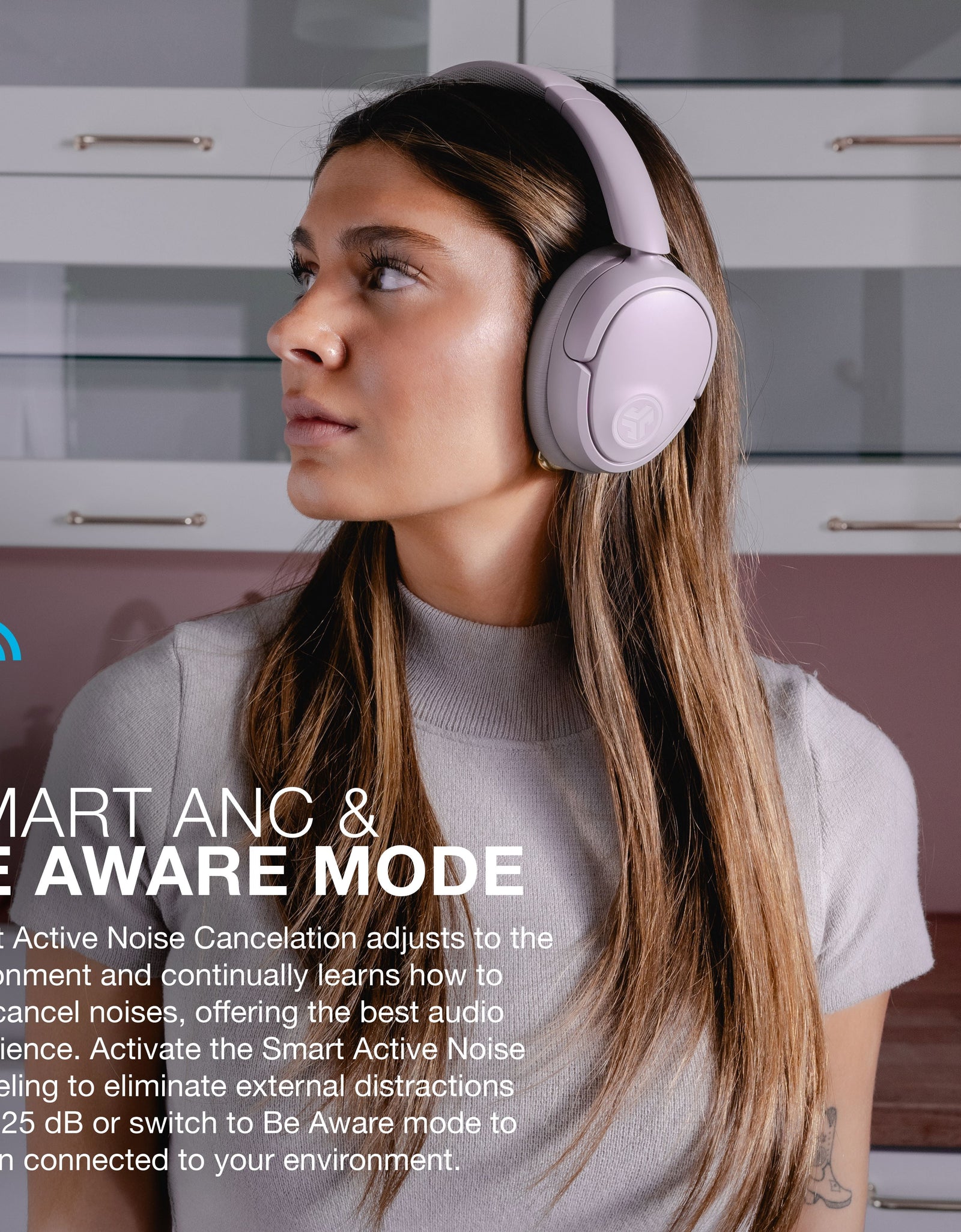 Jbuds Lux Active Noise Cancellation Bluetooth Headphones