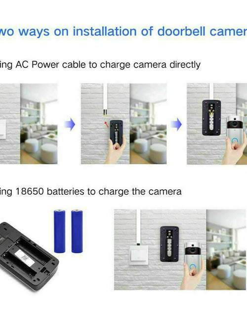 Load image into Gallery viewer, Smart Wireless Wifi Video Doorbell Phone Door Ring Intercom Security Camera Bell
