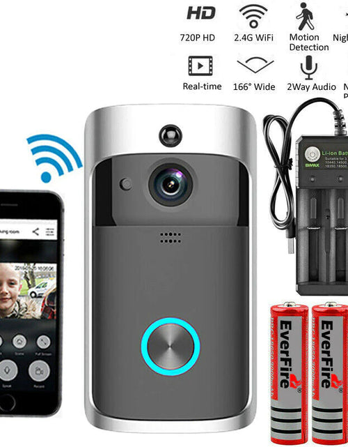 Load image into Gallery viewer, Smart Wireless Wifi Video Doorbell Phone Door Ring Intercom Security Camera Bell
