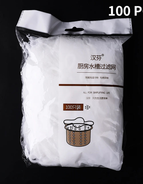 Load image into Gallery viewer, 30/200Pcs Disposable Kitchen Sink Filter Sewer Drain Anti-Blocking Garbage Bag Pool Leak Mesh Bag Mesh Strainer Sink Garbage Net

