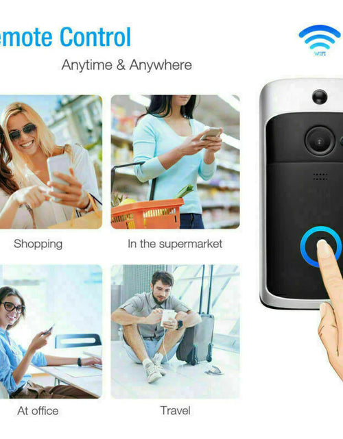 Load image into Gallery viewer, Smart Wireless Wifi Video Doorbell Phone Door Ring Intercom Security Camera Bell
