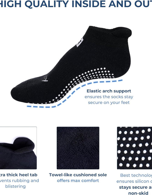 Load image into Gallery viewer, Yoga Socks for Women Non-Slip W/ Grips, Ideal for Pilates, Pure Barre, Maternity, Barefoot Workout, Dance
