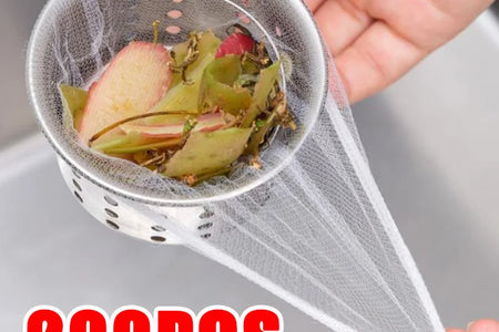 30/200Pcs Disposable Kitchen Sink Filter Sewer Drain Anti-Blocking Garbage Bag Pool Leak Mesh Bag Mesh Strainer Sink Garbage Net