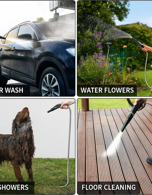 Load image into Gallery viewer, Stainless Steel Metal Garden Water Hose Pipe Flexible Lightweight 25/50/75/100FT
