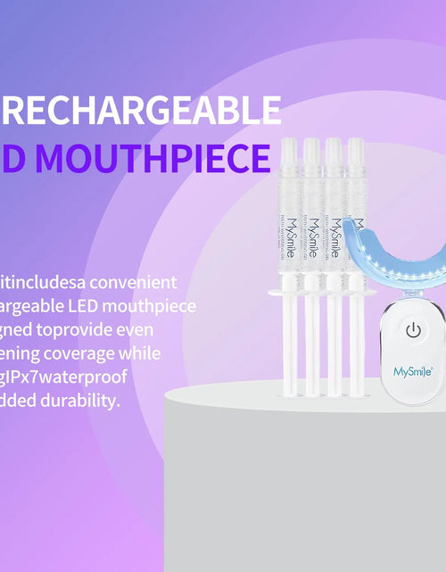 Load image into Gallery viewer, Ultimate Teeth Whitening Kit with 28 LED Light, 4X 3ML 35%CP Teeth Whitening Gel, 1X 4ML Teeth Whitening Pen, 10 Min, Remove 10 Years of Stains
