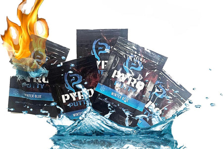 Pyro Putty: Single Use Waterproof Survival Fire Starter, 20 or 50 Ct Foil Packs, Easy Tear, Easy Ignite, Fire Starters for Campfires